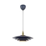 Nordlux Bretagne 38 Pendelleuchte Metall Grau | Geeignet für 1x G9