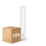Mehrfachpackung 10x Philips Corepro PL-L LED 8W 960lm - 830 Warmweiß | 4-Pins - Ersatz Für 18W