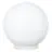 Eglo Tischlampe Rondo Plastik Weiß | Geeignet für 1x E27