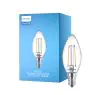 Philips Corepro LED Kerze E14 Fadenlampe Klar 2W 250lm – 840 Kaltweiß | Ersatz für 25W
