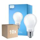 Mehrfachpackung 10x Philips Corepro LED Glühbirne E27 Birne Matt 8.5W 1055lm - 827 Extra Warmweiß | Ersatz für 75W