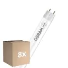 Mehrfachpackung 8x Osram Bio-Lumilux LED Röhre T8 (EM/Mains) Standard Output 6.6W 800lm - 965 Tageslichtweiß | 60cm - Höchste Farbwiedergabe - Ersatz Für 18W